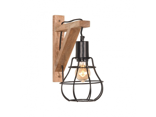 Wandlamp hout