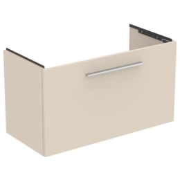 i.life S - Wastafelmeubel 800 mm met 1 lade mat zand beige